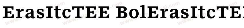 ErasItcTEE BolErasItcTEE Boldd字体转换